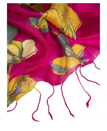 Палантин Женский S23-TULIP/FUCHSIA